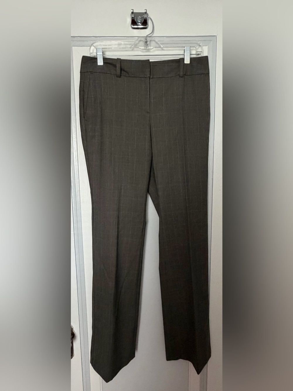 Ann Taylor Signature Pants in Gray Print